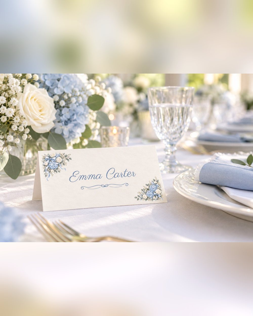Oh Baby Boy Floral Corner baby shower name tents