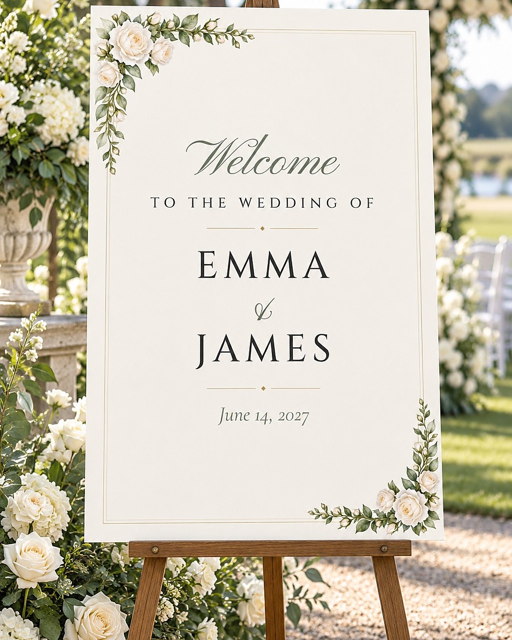 White Roses wedding collection